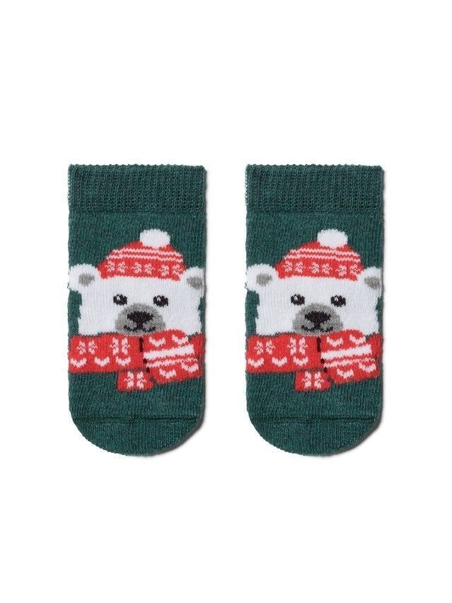 Children's socks Conte-Kids NEW YEAR, s. 14-17, 442 dark turquoise - 1