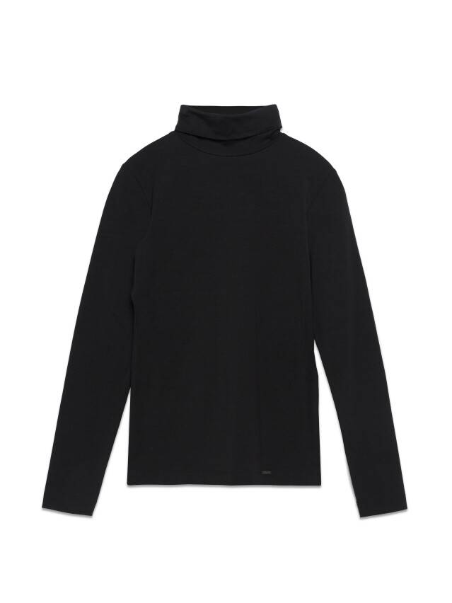 Women's polo neck shirt CONTE ELEGANT LD 1145, s.170-100, black - 3