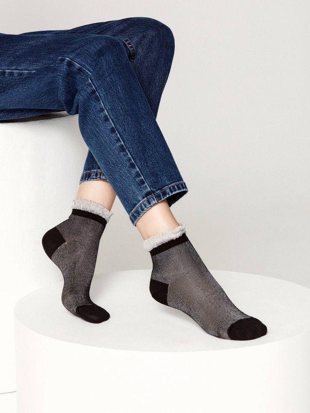 Women's socks CONTE ELEGANT FANTASY, s.23-25, 190 grey - 1