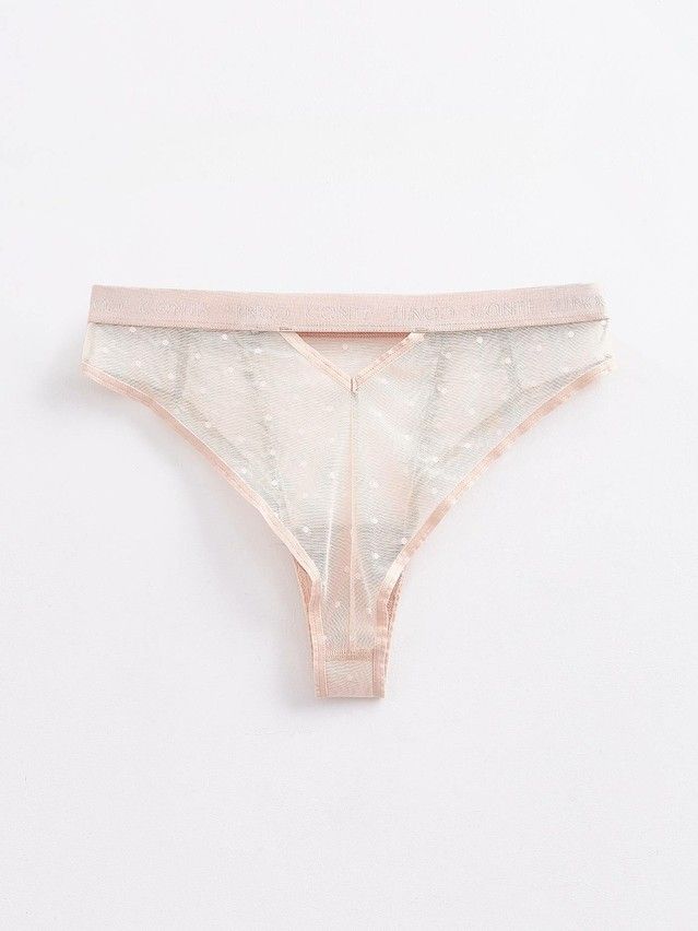 Women's panties CONTE ELEGANT MESH&DOTS LBR 1885, s.90, cream pink - 4