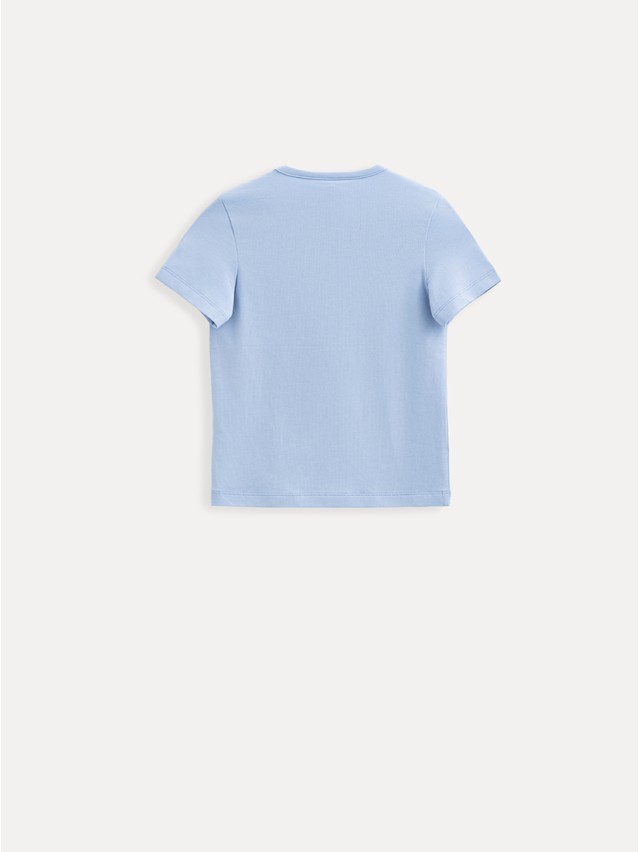 Children's T-shirt CONTE ELEGANT BASIC COLLECTION DF 5105, s.98,104-52, sky blue - 2