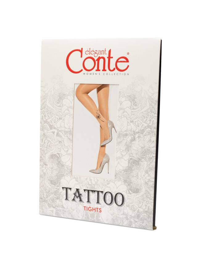 Women's tights CE FANTASY TATTOO, s.2, 003 natural - 5