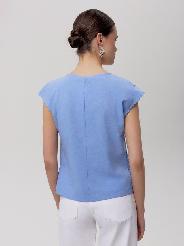 Women's shirt CONTE ELEGANT LBL 2954, s.170-84-90, cornflower - 4