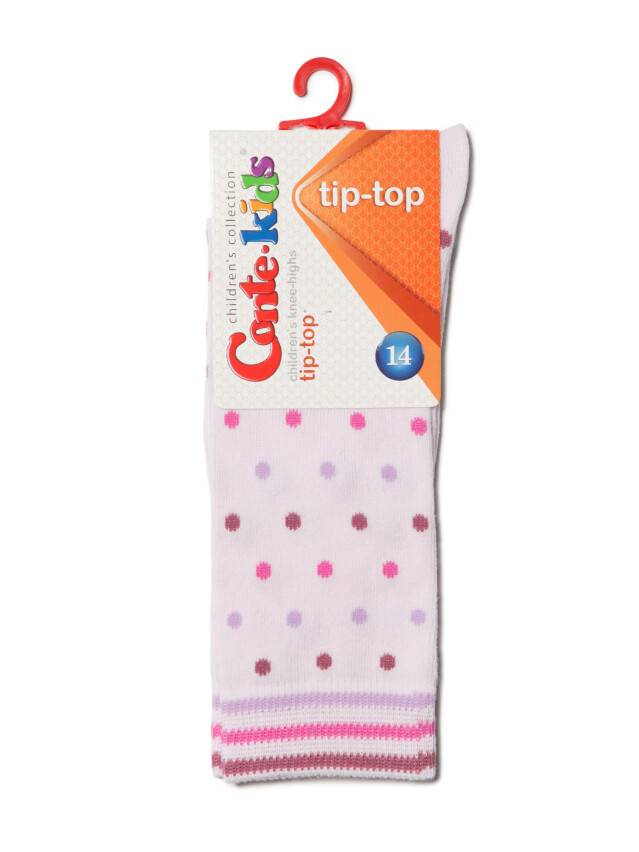 Children's knee high socks CONTE-KIDS TIP-TOP, s.21-23, 035 light pink - 2
