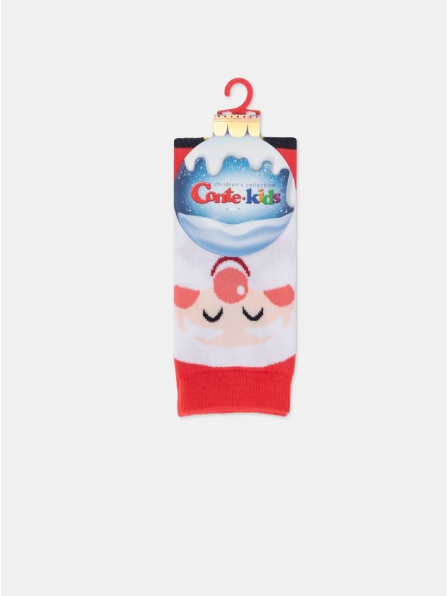 Children's socks CONTE-KIDS NEW YEAR, s.16-18, 162 red - 6