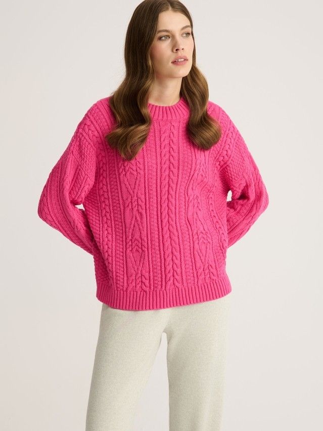 Women's pullover CONTE ELEGANT LDK23127, s.170-84, fuchsia - 2