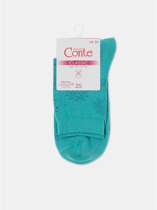 Women's socks CONTE ELEGANT CLASSIC, s.23, 529 turquoise - 5