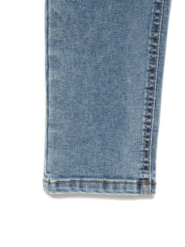 Skinny jeans with High rise CON-240, s.164-90, acid washed mid blue - 8