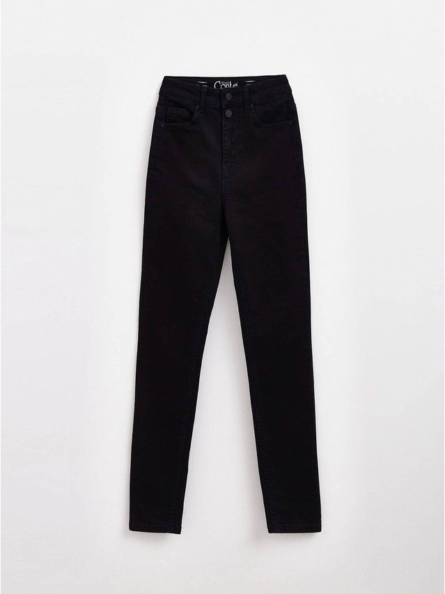 Denim trousers CONTE ELEGANT CON-395, s.170-102, washed black - 6