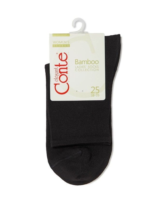 Women's socks CONTE ELEGANT BAMBOO, s.23, 000 black - 3