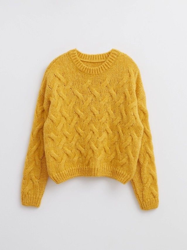 Women's polo neck shirt CONTE ELEGANT LDK123, s.170-84, goldenrod - 1