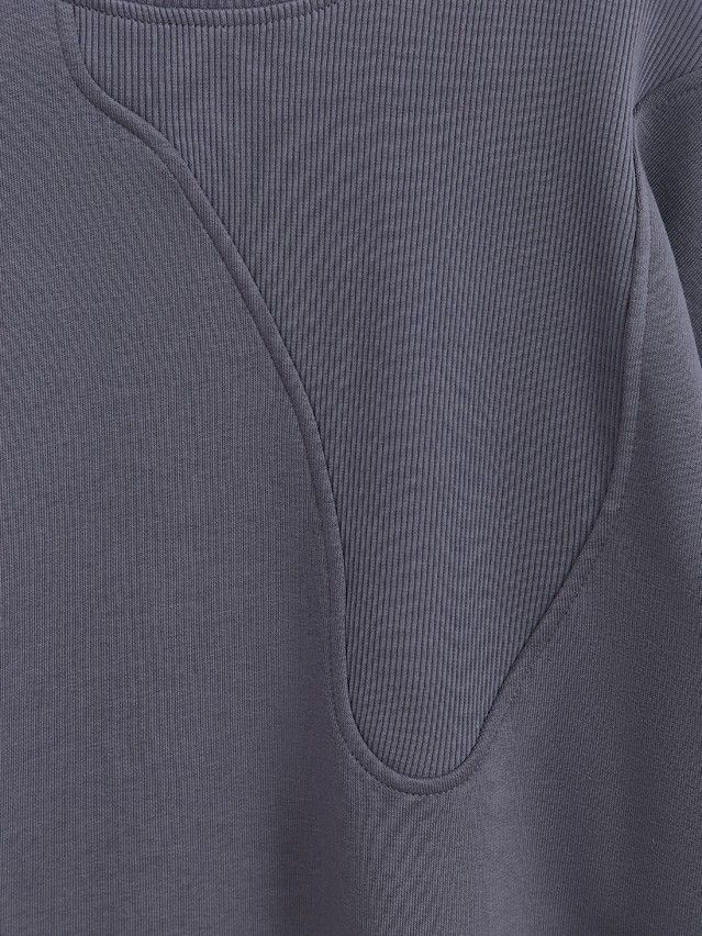Women's polo neck shirt CONTE ELEGANT LD 2834, s.170-92, graphite - 13