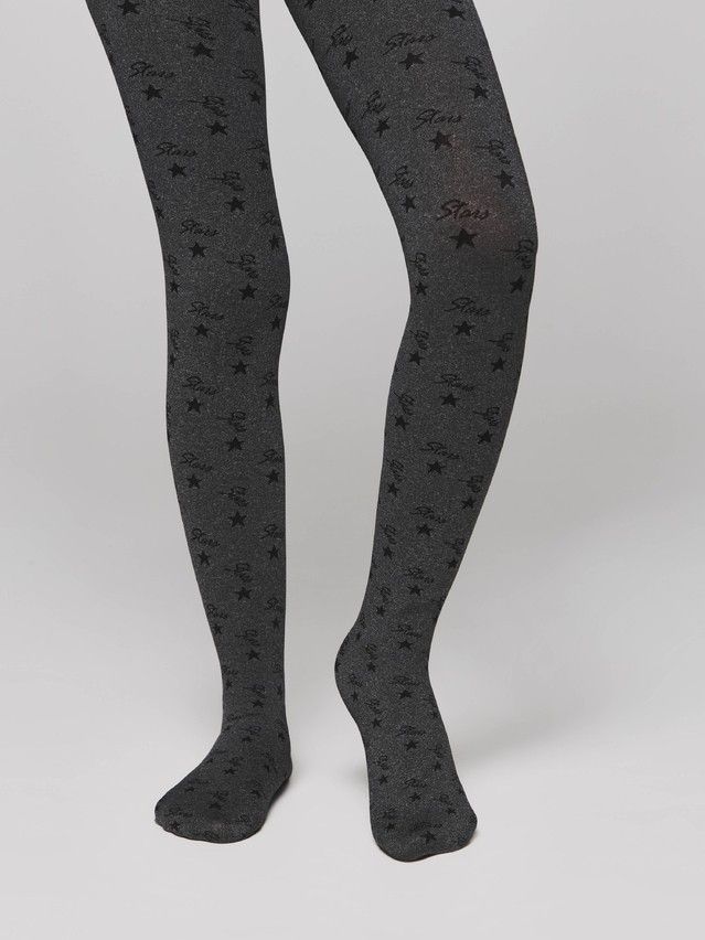 Fancy children's tights CONTE ELEGANT JESSICA, s.104-110, grey - 1