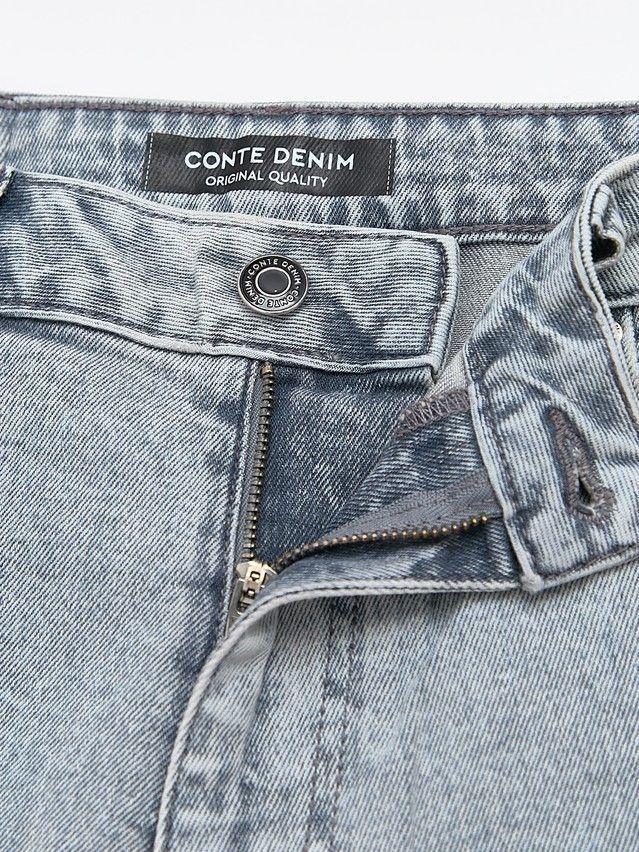 Denim trousers CONTE ELEGANT CON-731, s.170-102, grey - 9