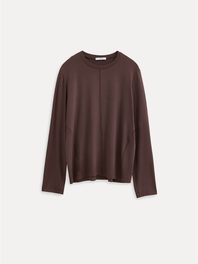 Women's polo neck shirt CONTE LD 3506, s.170-84, chocolate - 5
