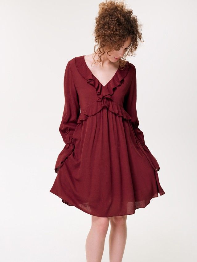 Women's dress CONTE LPL 3478, s.170-84-90, terracotta - 3