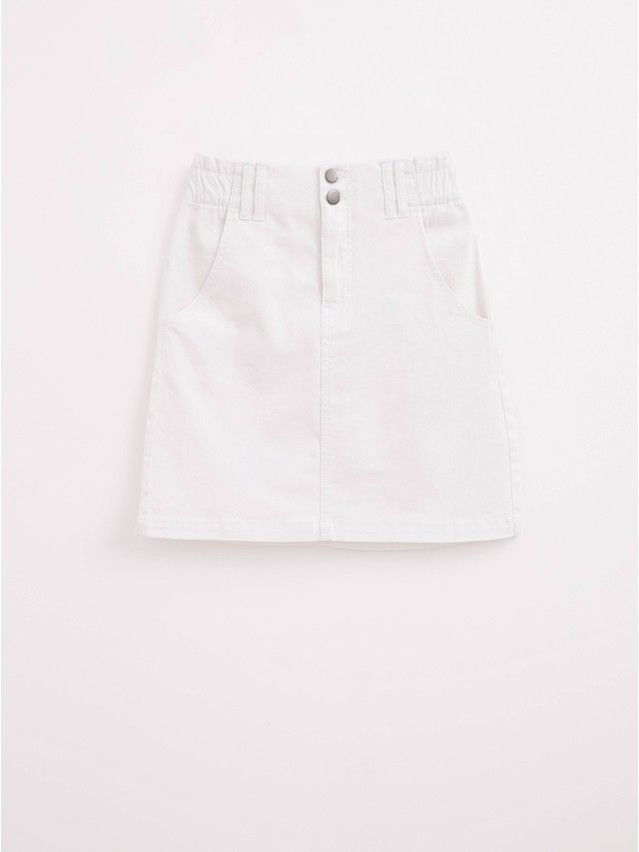 Denim skirt CONTE ELEGANT CON-425, s.170-90, white - 6