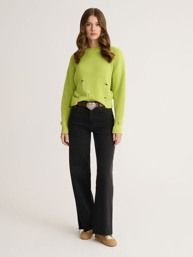 Women's pullover CONTE ELEGANT LDK2394, s.170-84, lime - 5