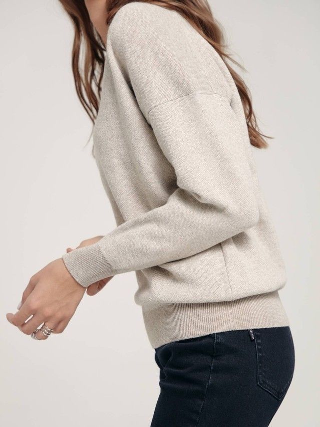 Women's pullover CONTE ELEGANT LDK154, s.170-84, beige - 3