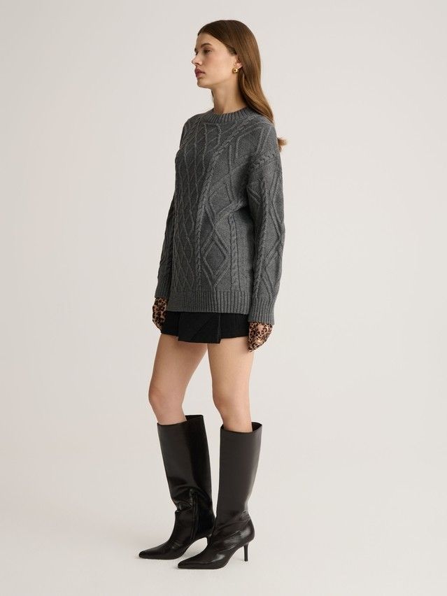 Women's pullover CONTE ELEGANT LDK23128, s.170-84, graphite - 2