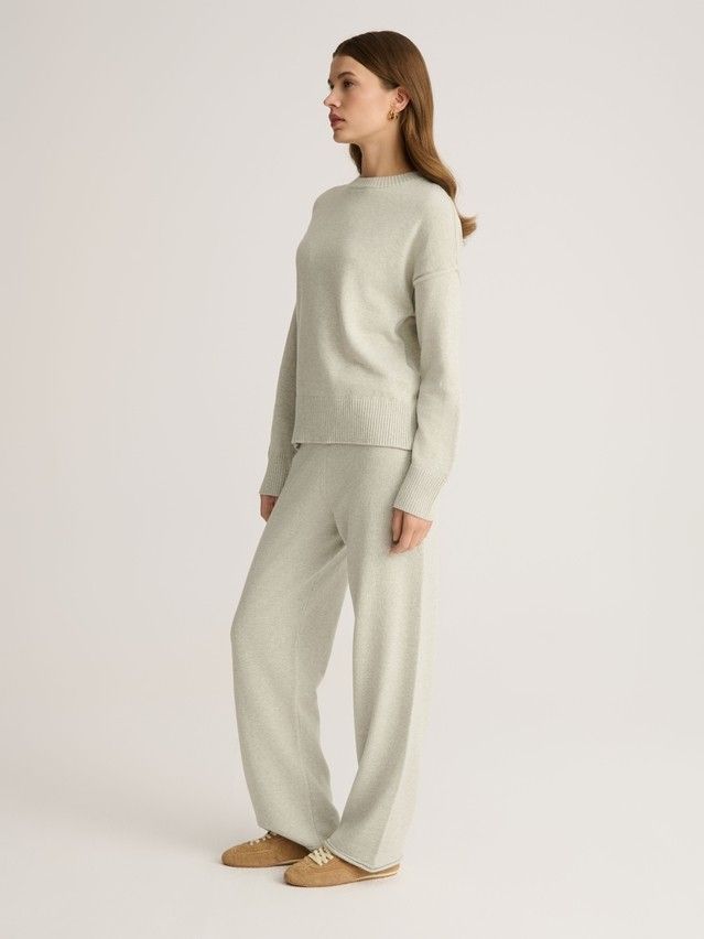 Women's trousers CONTE ELEGANT LDK23132, s.170-102, light gray - 3