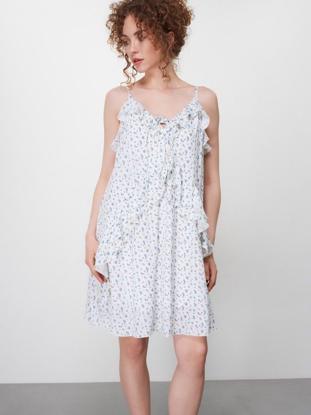 Women's sundress CONTE LSF 3474, s.170-84-90, white-flowers - 5