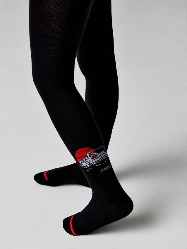 Children's tights CONTE-KIDS TIP-TOP, s.116-122 (18),684 black - 1