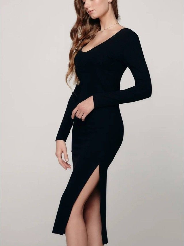 Women's gown CONTE ELEGANT LPL 1180, s.170-84-90, black - 1