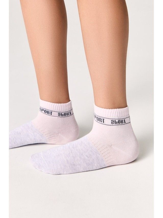 Children's socks ACTIVE (short) 13С-34SP, s.30-32, 510 light pink-gray - 4