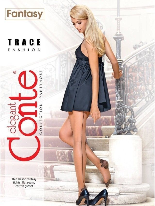 Women's tights CONTE ELEGANT TRACE, s.2, nero - 3