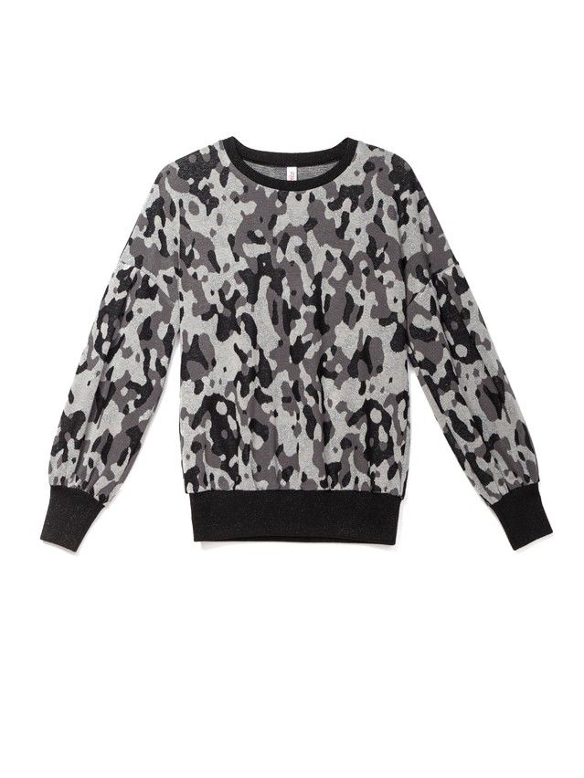 Women's polo neck shirt CONTE ELEGANT LD 839, s.170-100, grey - 3