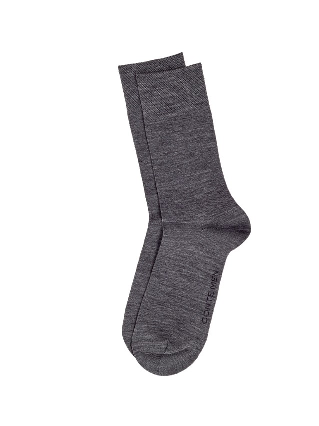Men's socks CONTE, s.25, 000 dark grey - 3