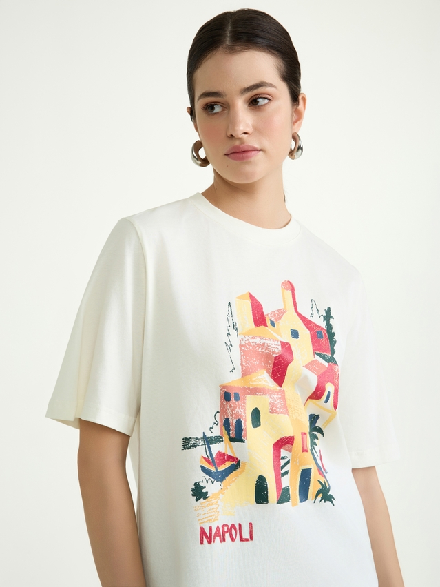 Women's polo neck shirt CONTE ELEGANT LD 3036, s.170-92, milk-napoli - 5