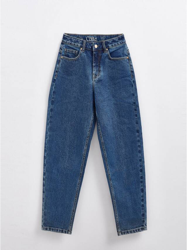 Denim trousers CONTE ELEGANT CON-383, s.170-90, mid blue - 4