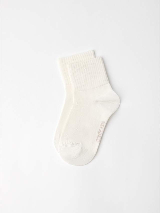 Children's socks CONTE-KIDS TIP-TOP, s.12, 1036 milky - 1