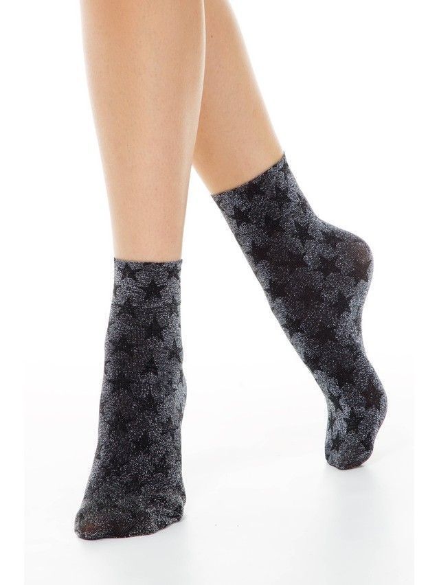 Women's socks CONTE ELEGANT FANTASY, s.23-25, grey - 1