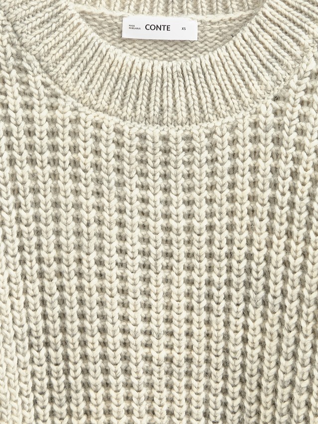 Women's pullover CONTE ELEGANT LDK24137, s.170-84, light gray melange - 12