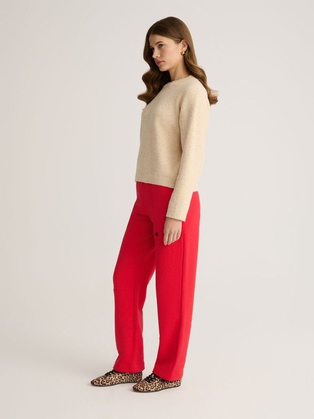 Women's trousers CONTE ELEGANT LBK 2842, s.170-102, crimson red - 2