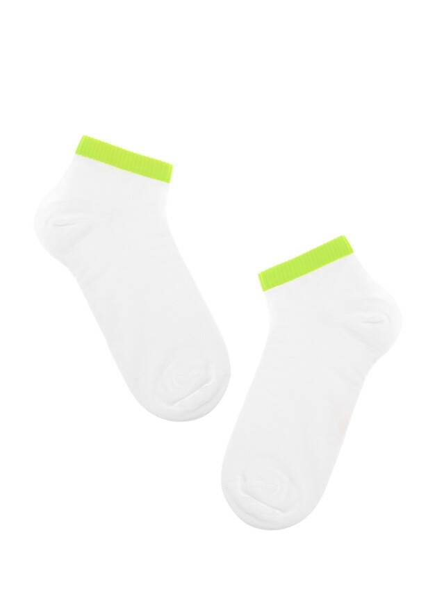 Women's socks CONTE ELEGANT CLASSIC, s.25, 068 white-lettuce green - 2