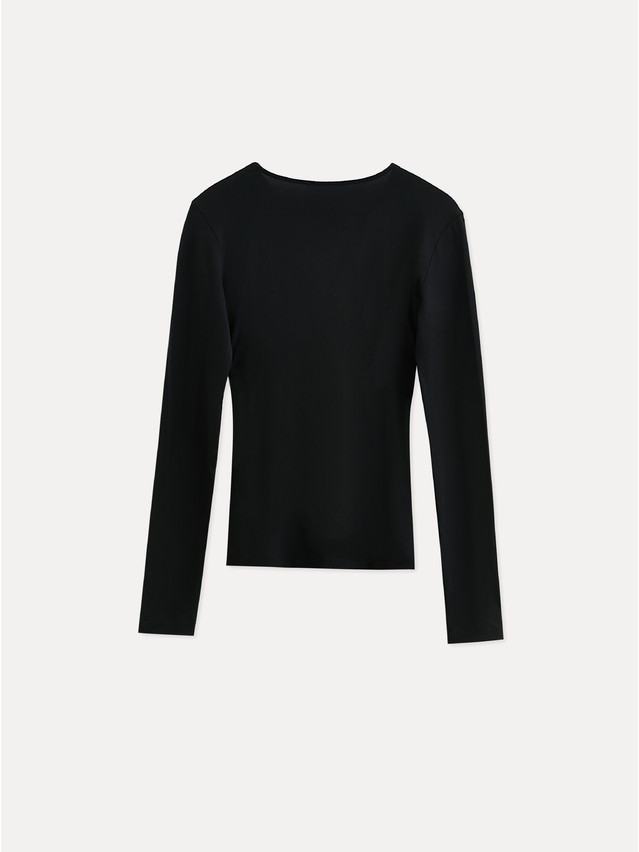 Women's polo neck shirt CONTE LD 3298, s.170-84, black - 2