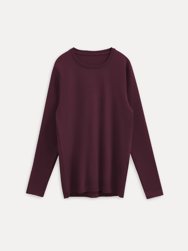 Men's polo neck shirt DIWARI BASIC MEN MD 4031, s.176,182-92, dark bordo - 3