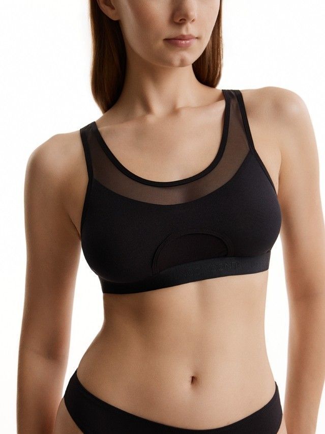 Women's top CONTE DOUBLE LINES LBE 3548, s.170-84, black - 1