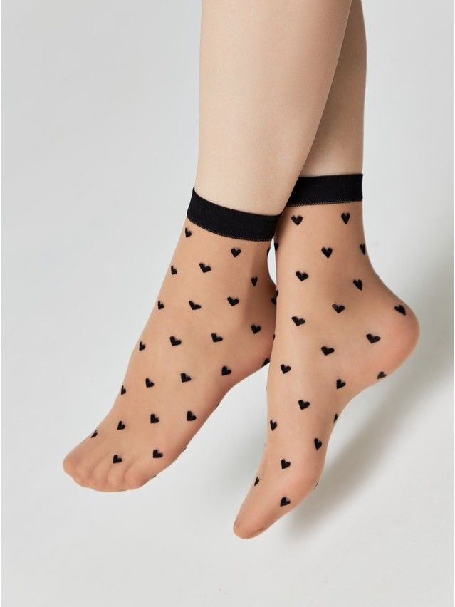 Women's socks FANTASY 19C-111SP, size 36-39, natural - 5