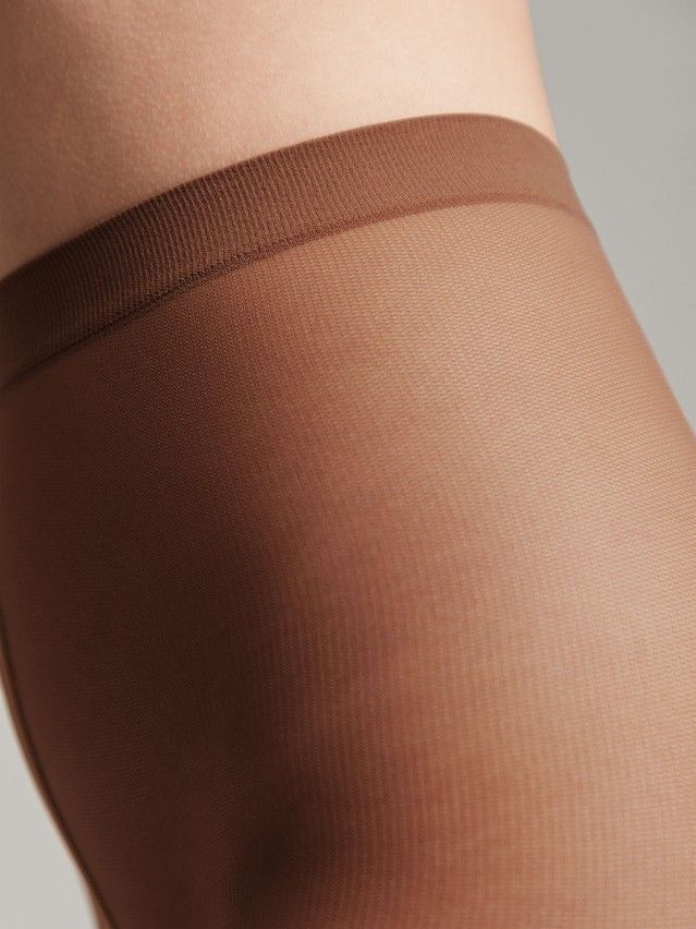 Women's tights CONTE ELEGANT TULLE, s.2, chocolate - 1