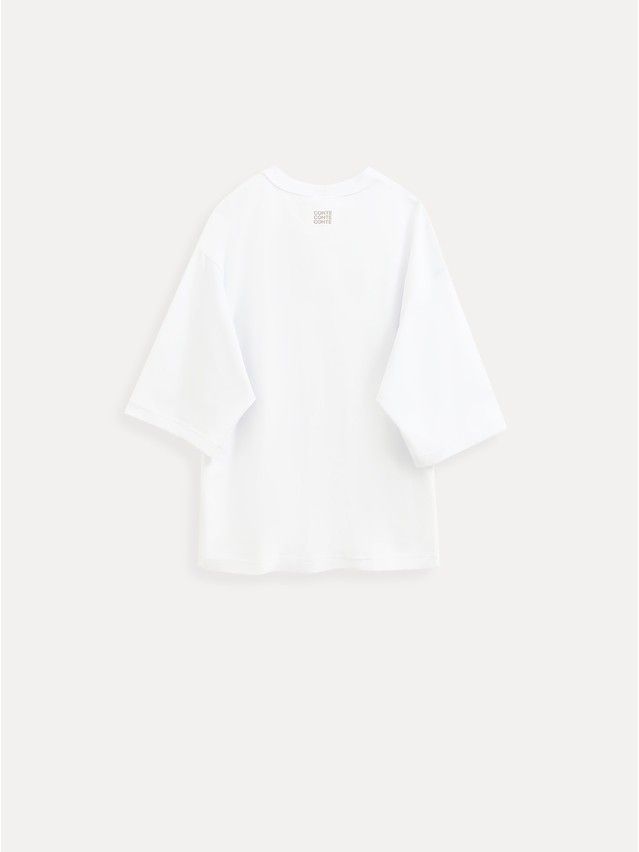 Women's polo neck shirt CONTE LD 3449, s.170-88, white-glasses - 7