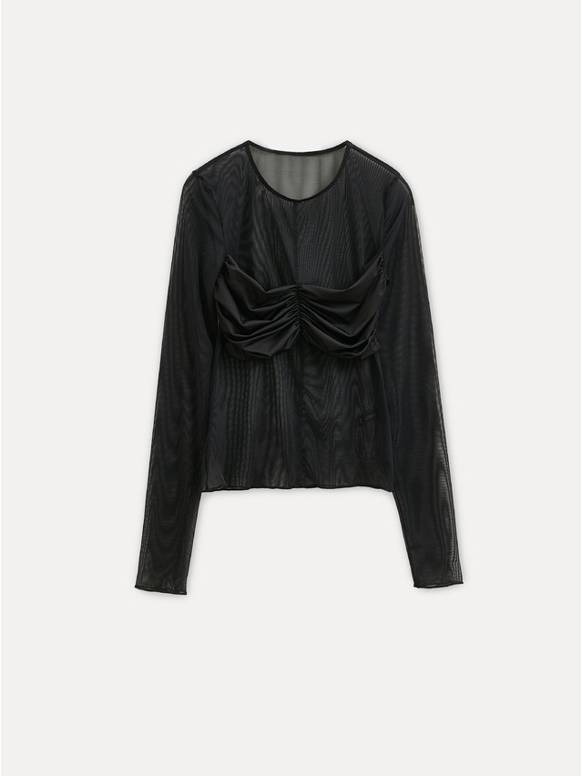 Women's polo neck shirt CONTE LD 3409, s.170-84, black - 1