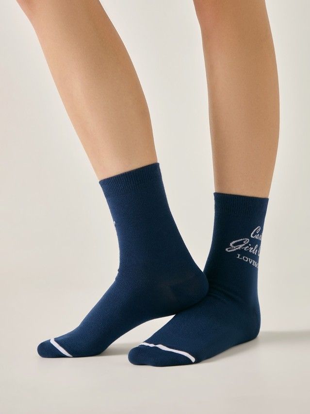 Women's socks CONTE ELEGANT CLASSIC, s.23-25, 685 navy - 1