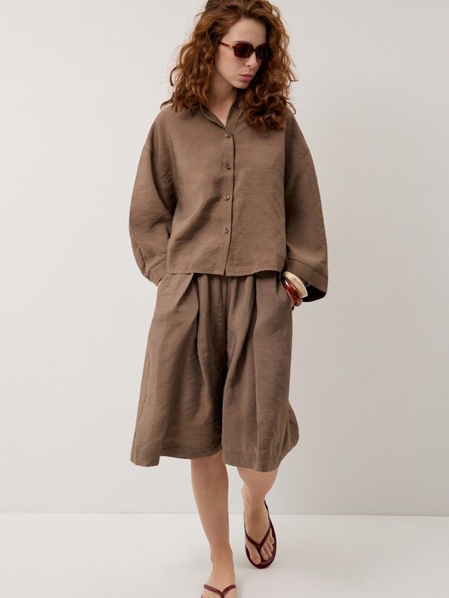 Women's shirt CONTE LRU 3423, s.170-84-90, chocolate - 1