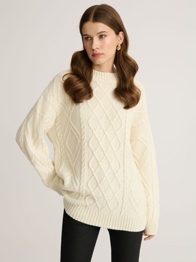 Women's pullover CONTE ELEGANT LDK23128, s.170-84, ecru - 1