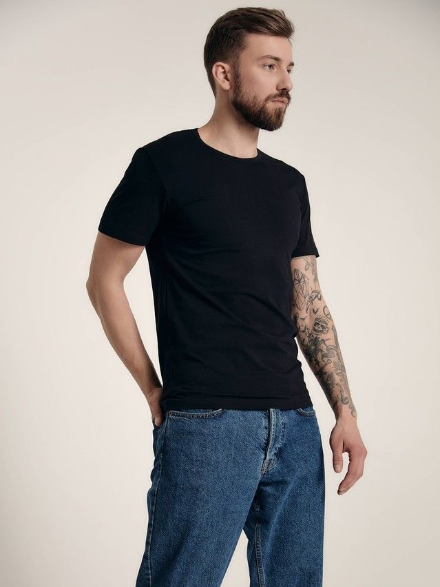 Men's sweatshirt DiWaRi BASIC MF 309-10, s.170,176-100, black - 1